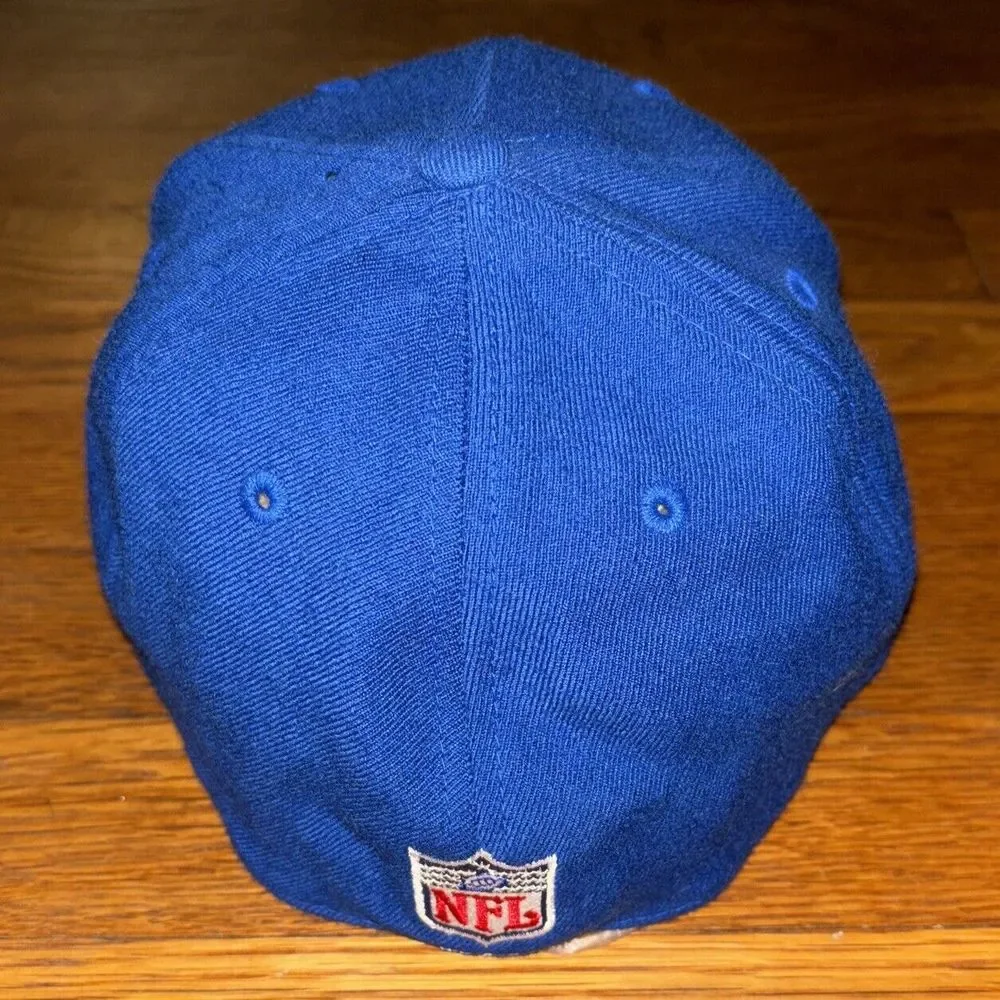Y2K Indianapolis Colts IC Team‎ Nike NFL Fitted Blue Cap Hat Size 7.5 100% Wool